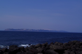 利尻島沓形から 礼文島
