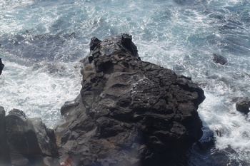 利尻島　クマ岩