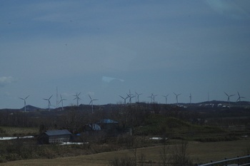 苫前の丘 風力発電風車