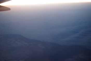 飛行機から 雲海