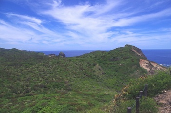 母島 小富士から平助山