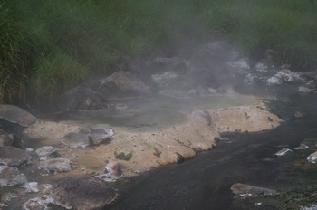 トムラウシ温泉 噴気孔
