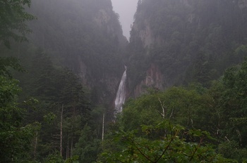 上川町層雲峡 流星の滝