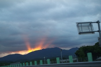 北斗中央IC 夕陽
