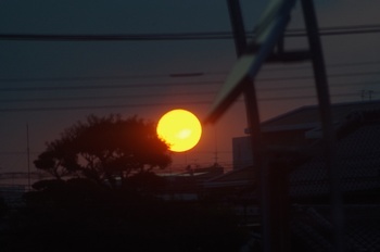 福岡博多 夕陽