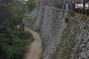 松山城　野原櫓 北側石垣