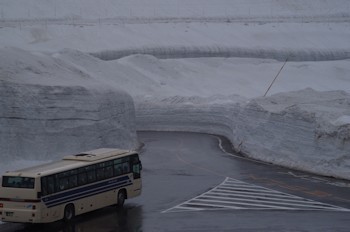 立山雪の大谷入口