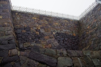 天草下島 富岡城跡 ３層の石垣