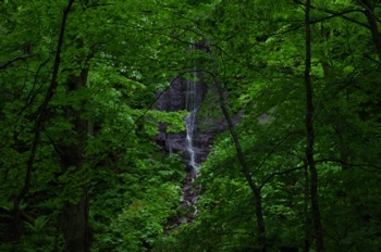 十和田市奥入瀬渓流双白髪の滝