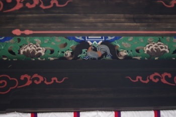 岩木山神社拝殿の飾り