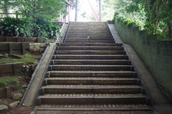 種子島 坂井神社階段