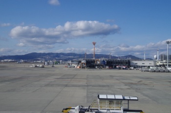 大阪空港から六甲山
