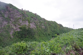 来間島 タコ公園 断崖