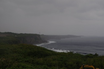 宮古島 ムイガー断崖展望所から東側海岸