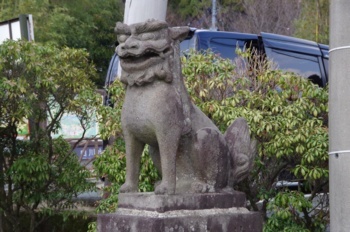 南阿蘇村白川吉水神社狛犬