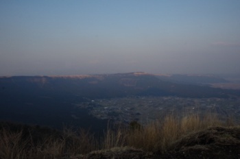 阿蘇市 かぶと岩展望所から大観峰