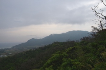 徳之島 前野展望台から寝姿山