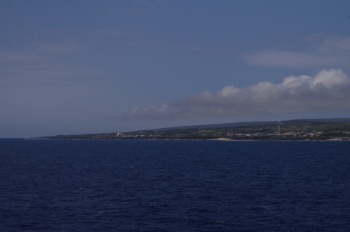 徳之島沖永良部島航路 沖永良部島沖