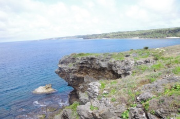 沖永良部島 半崎から海岸線