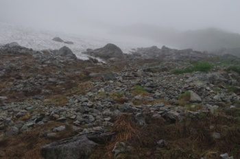立山 一の越登山道 モレーン?