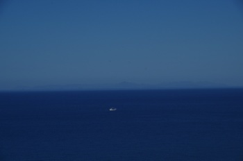 上甑島 長目の浜展望所 から沖合