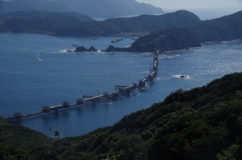 中甑島 木の口山展望所 藺牟田大橋