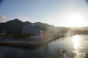 上甑島 里港