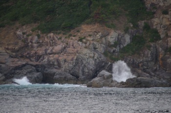 上甑島 里港近くの海岸