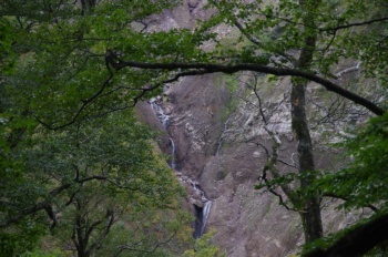 大山滝 崩落地の滝