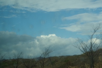 長岡丘陵公園 雲行き