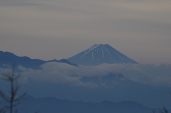 東御市三方が峰 富士山