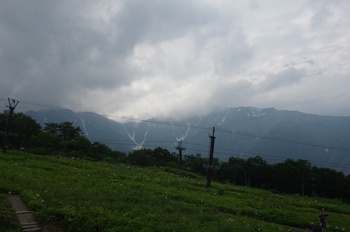 白馬村 アルプス平から唐松岳