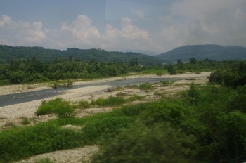 安曇野市高瀬川