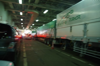 秋田港 車両甲板