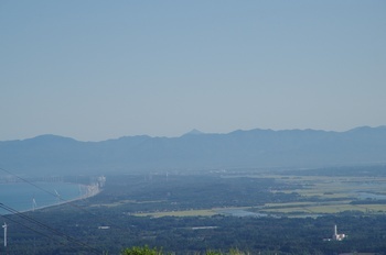 寒風山から岩木山