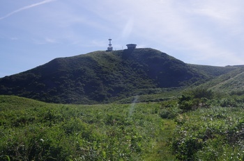 男鹿半島寒風山第一火口から寒風山