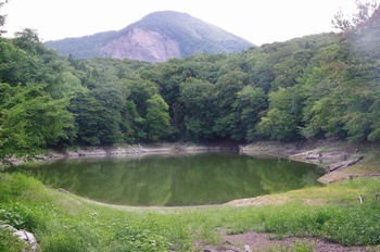 深浦町 十二湖 日暮の池