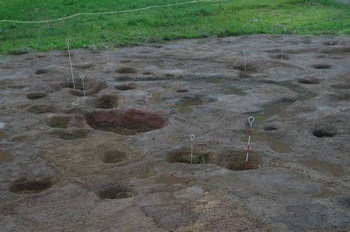 青森市三内丸山遺跡 大型竪穴建物柱穴