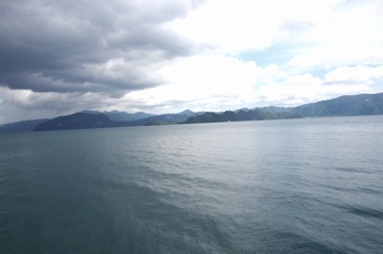 十和田湖大川岱から十和田湖