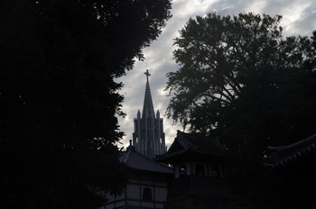平戸市街 お寺と教会
