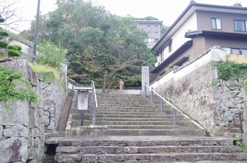平戸市松浦歴史料館階段