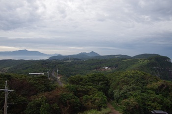平戸市生月島大碆鼻灯台から生月島全景