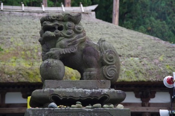 喜多方市熊野神社 狛犬