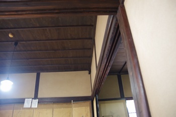 下郷町大内宿 そば屋天井