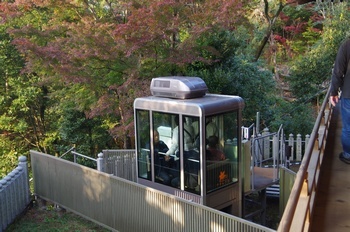 犬山市寂光院 スロープカー