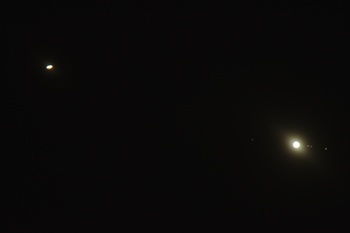 木星土星(光柱あり)