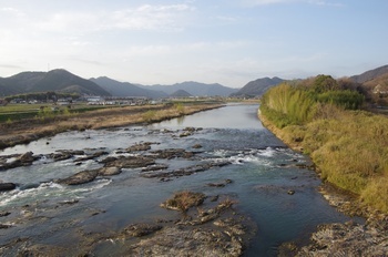 西脇市緯度橋 加古川