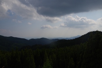 西粟倉村 ダルガ峰林道景色