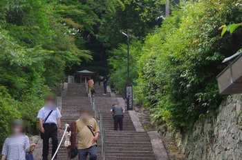矢田寺 石段