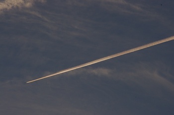 飛行機雲 ２３日